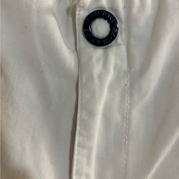 Armani Exchange White Blue piping on the sides Size: 6 - Picture 4 of 5